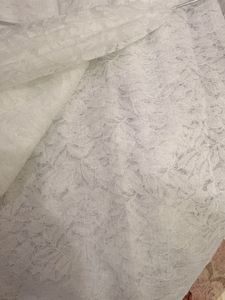 White Lace saree