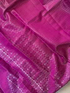 Green Purple Banarasi Silk Saree