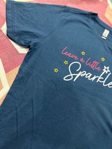 New Sparkle Tee - Navy Blue