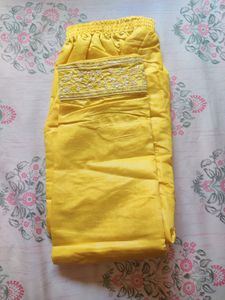 Pure Chanderi Heavy Embroidered Kurts Set