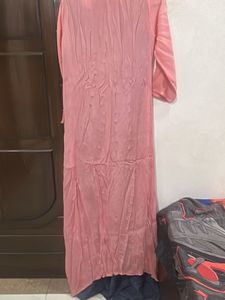 Embellished Kurta Set with Long Shrug