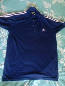 Men's Adidas Navy Blue Polo Shirt