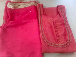 Elegant Pink Embroidered Blouse