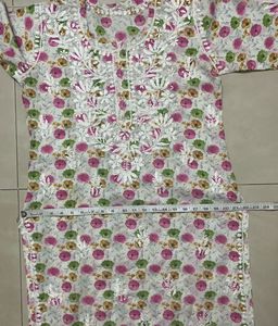 Lucknavi Floral Kurta (xl) price drop