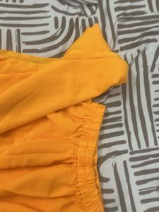 Stunning Yellow Embellished Palazzo Set