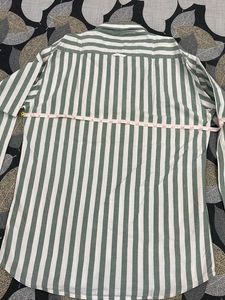 New-Men's Striped Slim Fit Casual Shirt
