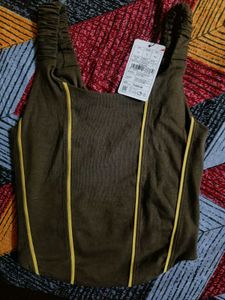 Striped Black Tank Top