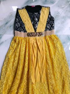 Beautiful Yellow Ethnic Gown