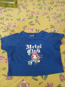 Blue Basic Tee