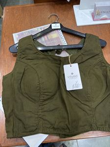 olive blouse