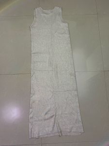 Simple Grey Sleeveless Dress