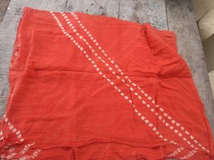 Orange Bandhani odhna