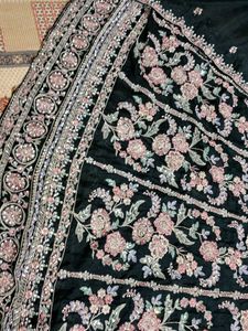 Embroidered georgette indo western Set