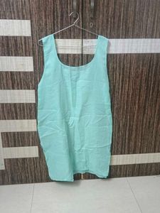 Beautiful Teal Chikankari Kurta