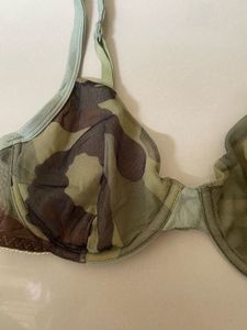 Camouflage Print Bra