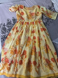 Beautiful Floral Print Gown