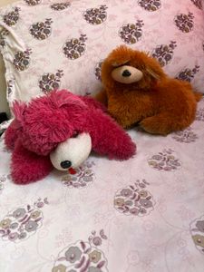Cute Plush Dog Toys - Set of 2
