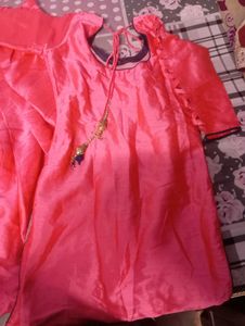 Pink Kurta Set with Patiala Pants