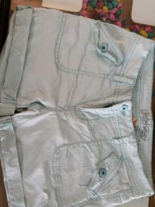 Cute Light Blue Denim Shorts