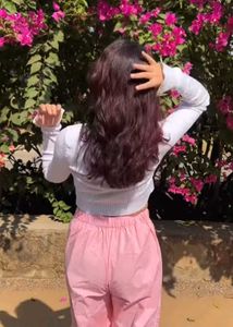 White Ribbed Crop Top(winter)