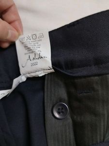 Women Navy blue Formal Trousers