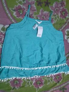 Teal Spaghetti Strap Top