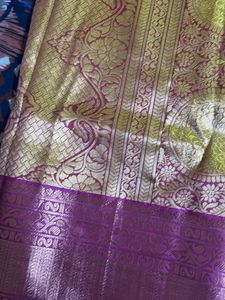 Vibrant Silk Saree with Traditional Motifs