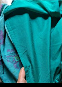 🦚Teal Kurta with Embellishments