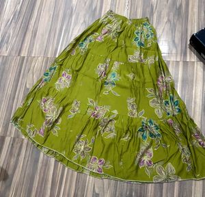 Floral Long Skirt