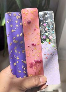 Handmade Colourful Resin Bookmarks( SET OF 3)