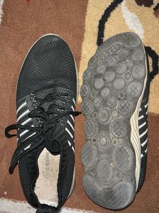 Black Knit Sneakers