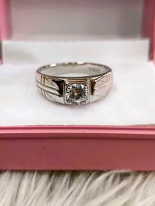 Men's Diamond Statement Ring 925 silver