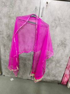 Vibrant Pink &amp; Blue Lehenga Set