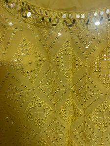 Yellow Embroidered Salwar Kameez