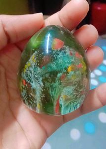 Kebica Glass Oval Paper Weight