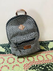 Black And White Backpack