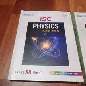 ISC Physics Class XII Part 1 &amp; 2 Books