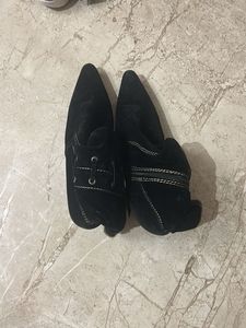 Stylish Black Suede Boots
