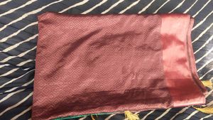 Embroidered Silk Blend Saree