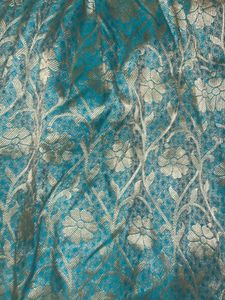 gorgeous teal brocade lehenga