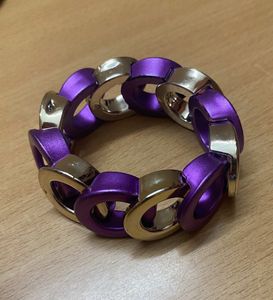 Purple & silver Bracelet