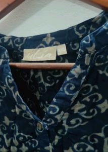 Stylish Blue Printed Kurta