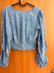 Floral Embroidered Top