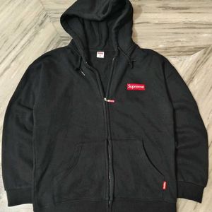 Supreme Hitchiker Black Zip Hoodie