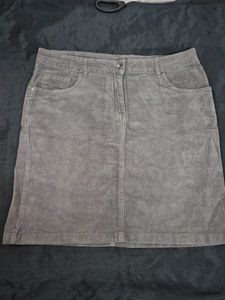 Corduroy knee length Skirt/classy/korean