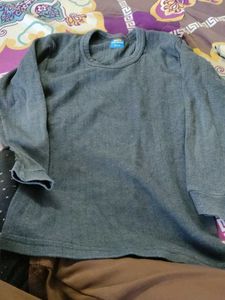 Grey Long Sleeve Thermal Shirt