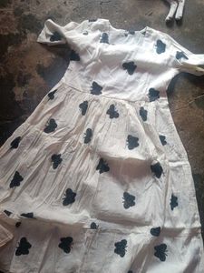 Chic Butterfly Print Midi Dress