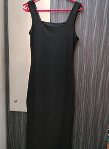Urbanic Black Slit Dress New With Tag