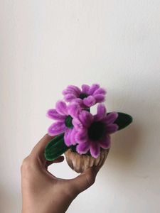 Cute Pipe Cleaner Flower Pot