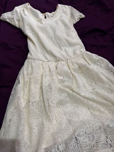 White Lace mini sundress
